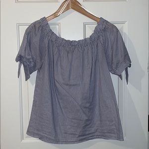 off the shoulder shirt